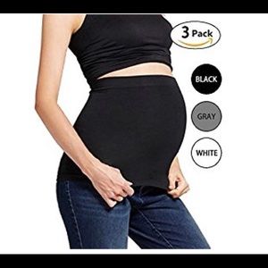 Pack of three belly bands for early maternity